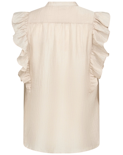 Co'Couture - AviCC Lace V-Top - Mink